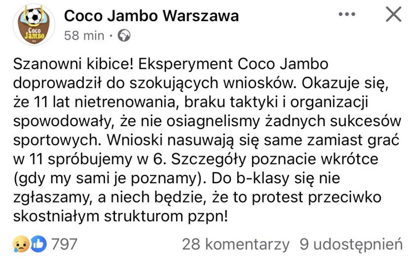 KOMUNIKAT klubu Coco Jambo nt. przyszłości klubu!